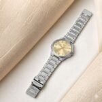 Classic Gold Tone Stainless Steel Men's Watch - Image 4