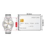 Classic Silver Dial Men's Wristwatch with Roman Numerals - Image 4