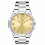 Classic Gold Tone Stainless Steel Men's Watch